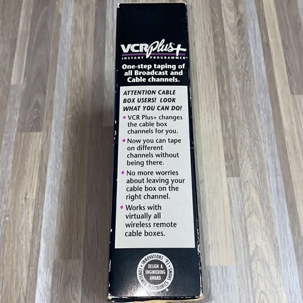 Vintage VCR Plus+ Instant Programmer Gemstar New & Complete Unused Old new stock